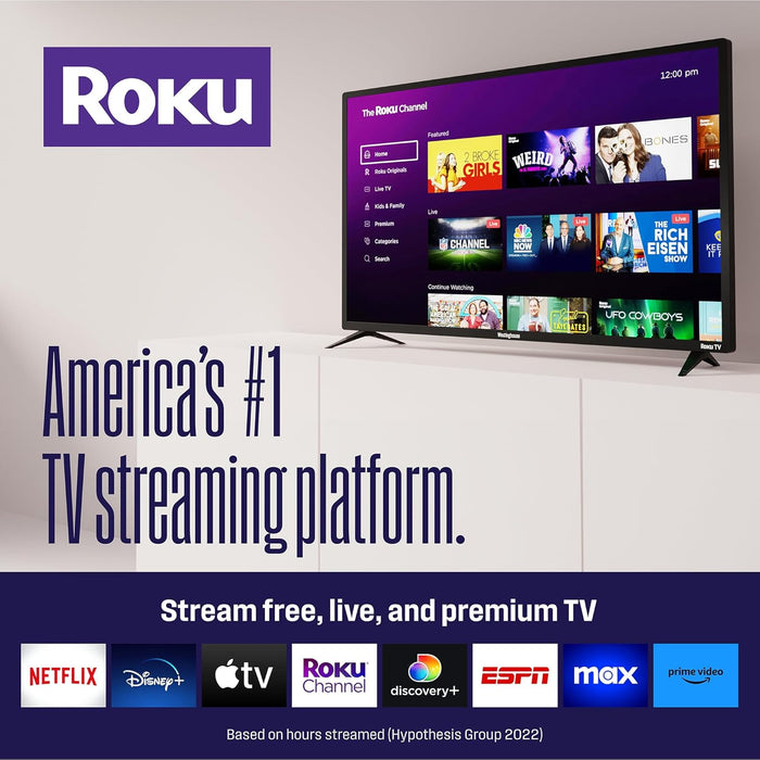 Westinghouse Roku TV 32-Inch Smart Television, 720P LED HD with Wi-Fi Connectivity and Mobile App, 32 in