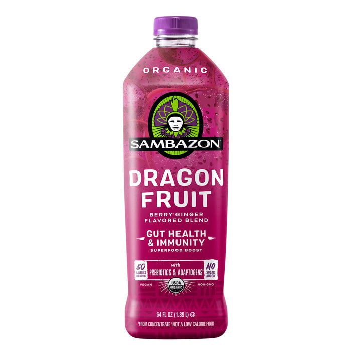 Sambazon Organic Dragon Fruit Juice Blend, 64 oz