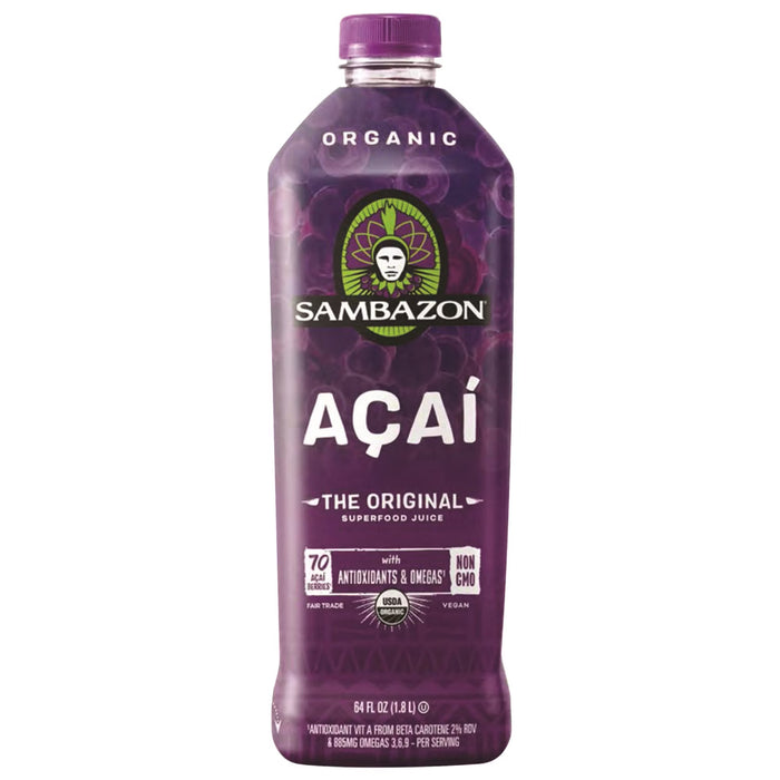 Sambazon Organic Acai Juice, 64 oz