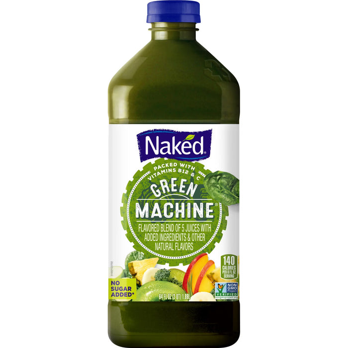 Naked Green Machine Fruit Smoothie, 64 oz