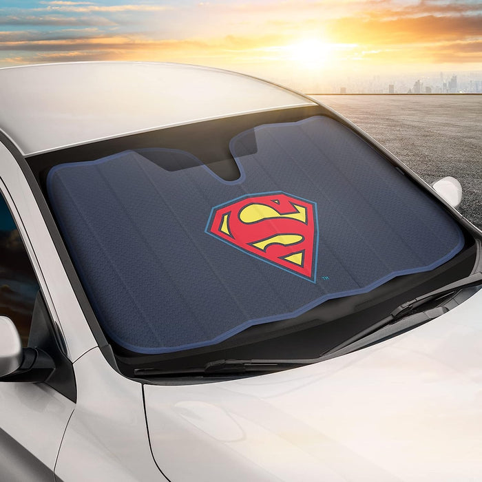 BDK New Superman 2022 Windshield Sunshade for Car Truck & SUV, 1 pc