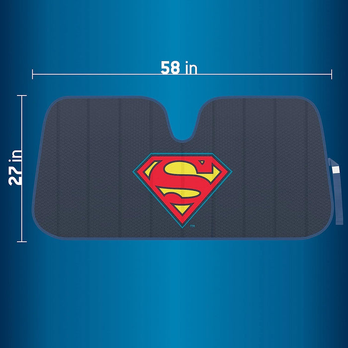 BDK New Superman 2022 Windshield Sunshade for Car Truck & SUV, 1 pc