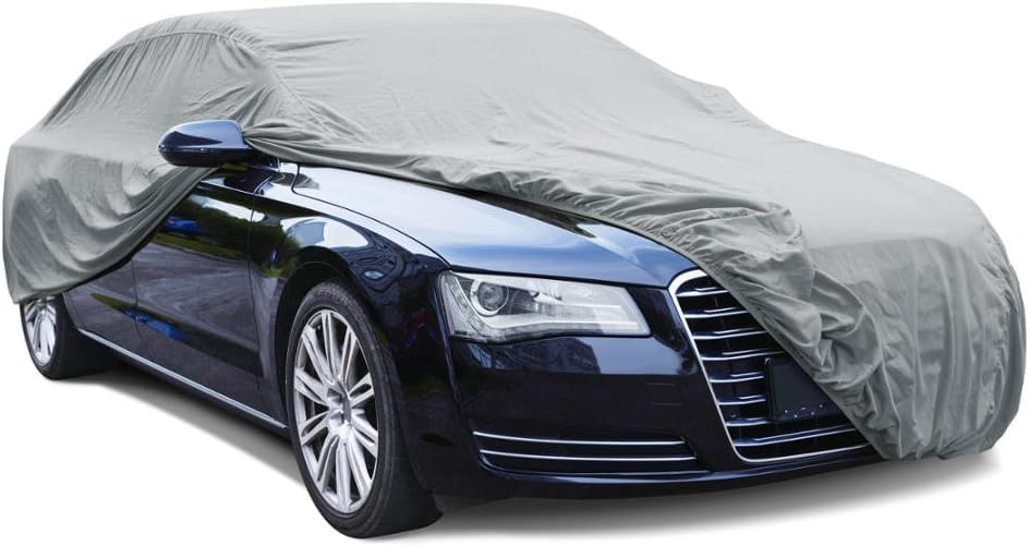 BDK Universal Fit Cover for Car, Sedan - UV & Dust Proof, Water Resistant, XXL