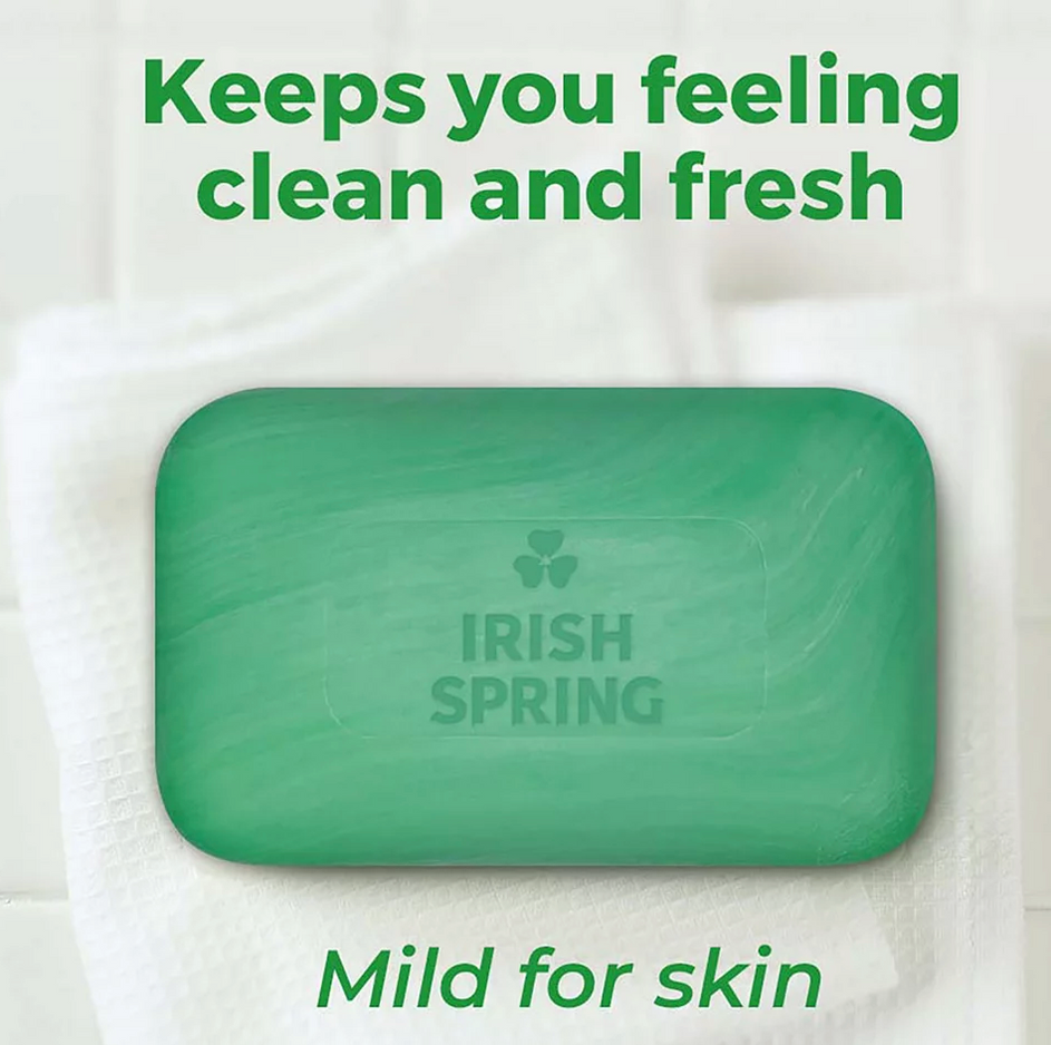 Irish Spring Original Clean Bar Soap For Men 20 X 4 Oz —