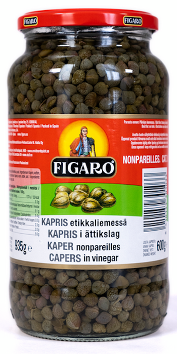 Figaro Capers In Vinegar , 935 gr