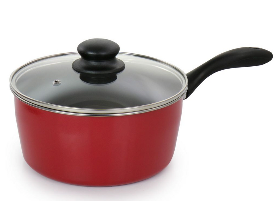 Gibson Armada Cookware Set, Red , 7 pcs