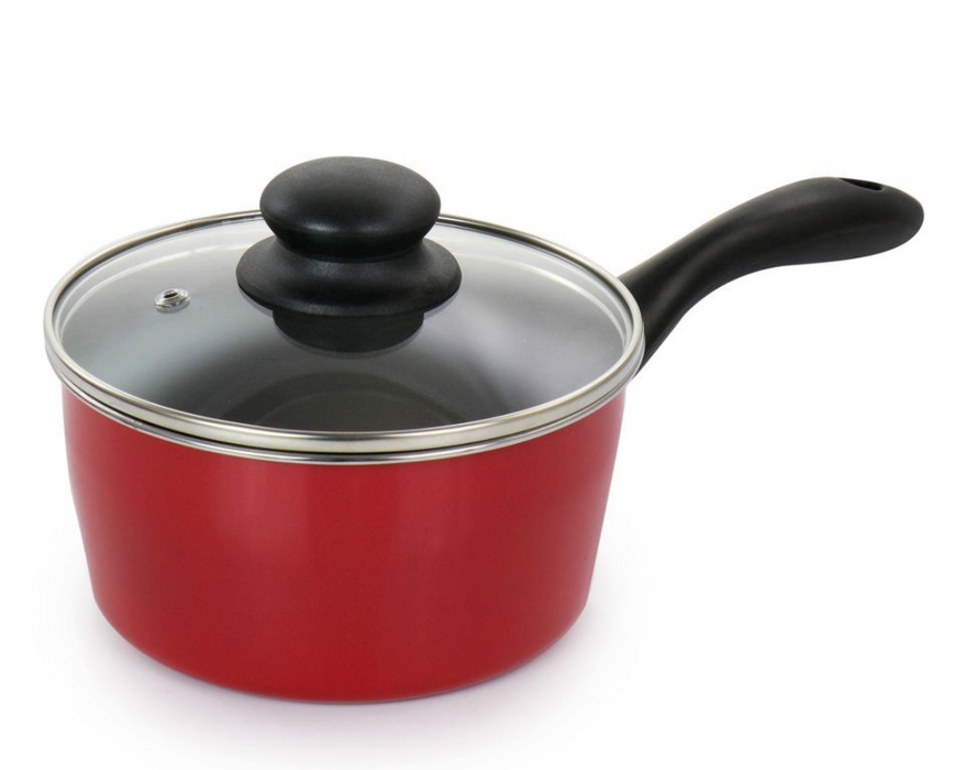 Gibson Armada Cookware Set, Red , 7 pcs