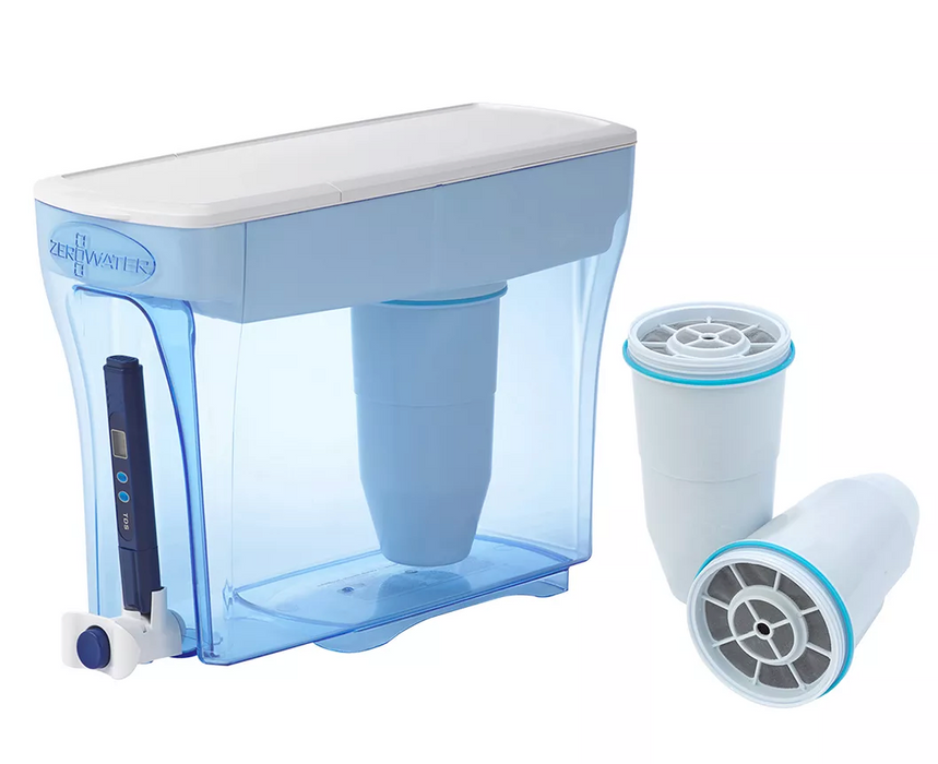 ZeroWater 23-Cup Dispenser With Bonus Filter, Blue, 1 pc