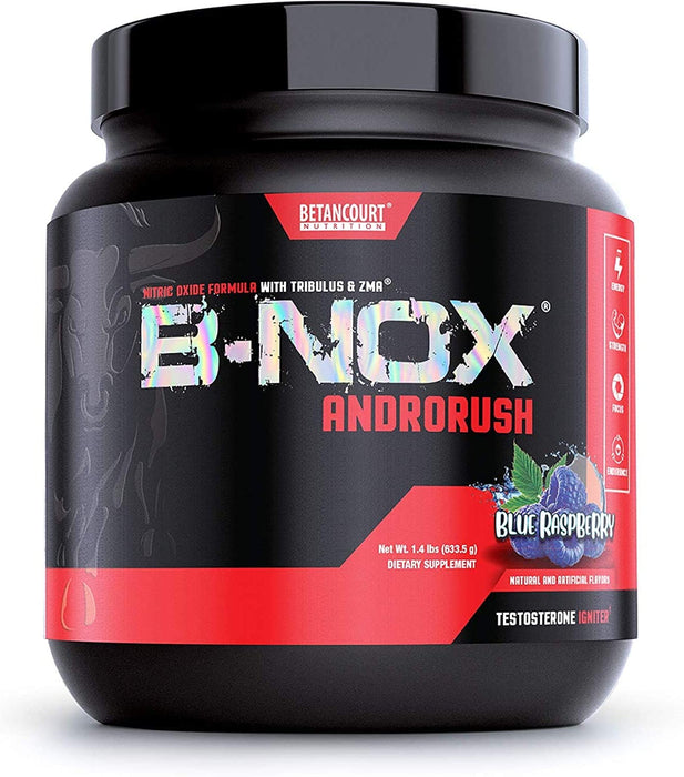 Betancourt B-Nox Androrush Testosterone Igniter, Blue Raspberry Flavor, 1.4 lbs