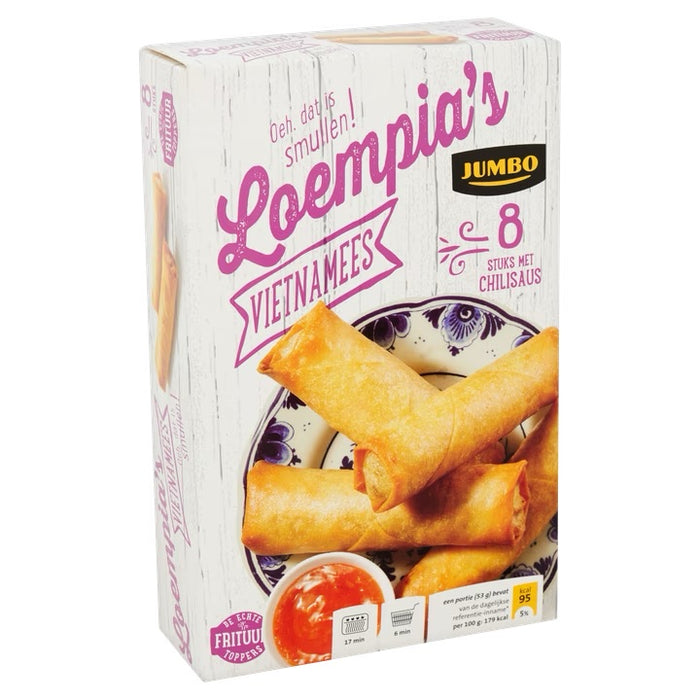 Jumbo Frozen Spring Rolls Vietnamese, 8 ct