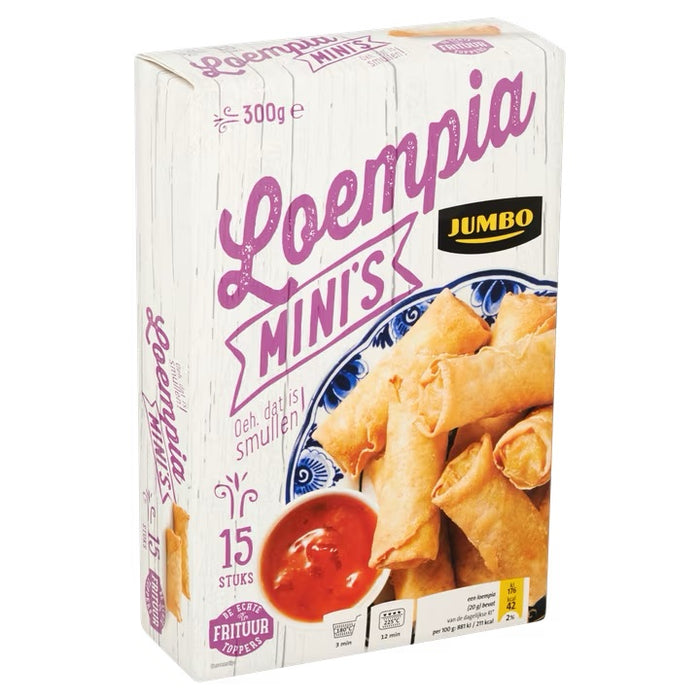 Jumbo Frozen Mini Spring Rolls, 300 gr