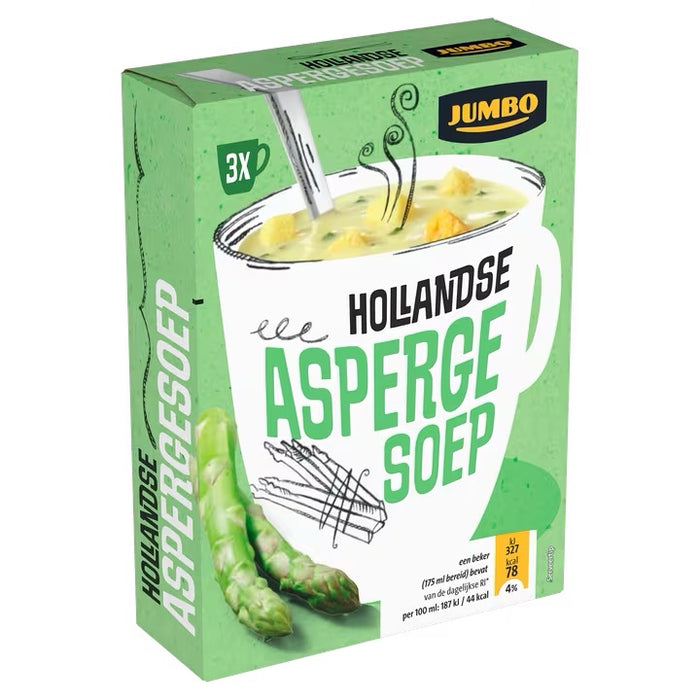 Jumbo Instant Asparagus Soup, 3 ct