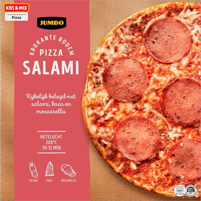 Jumbo Frozen Salami Pizza , 320 gr