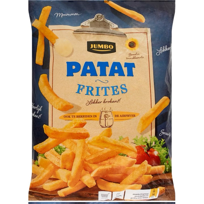 Jumbo Frozen Patat Fries, 2.5 kg, 2500 gr