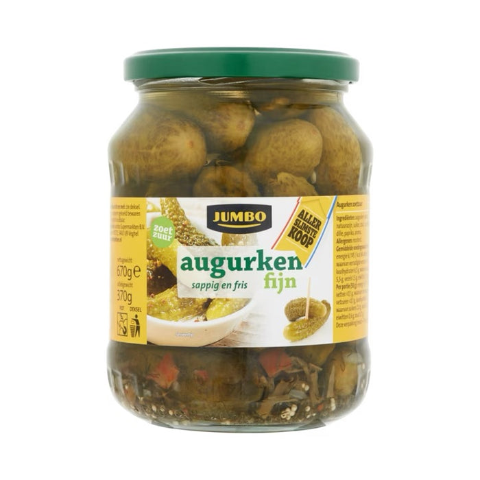 Jumbo Sweet & Sour Fine Pickles , 670 gr