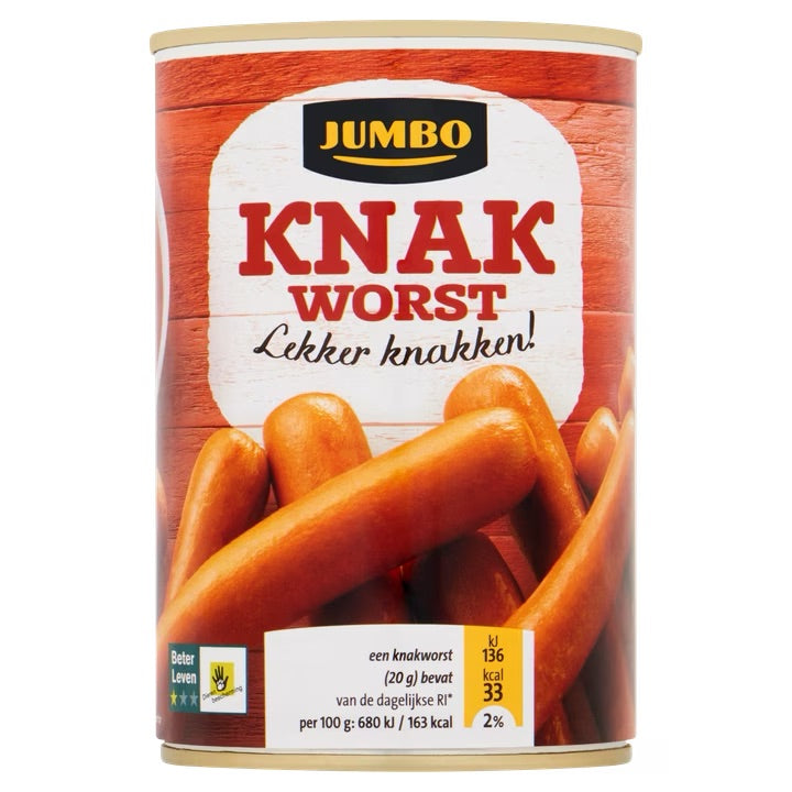 Jumbo Knak Original Sausages , 400 gr