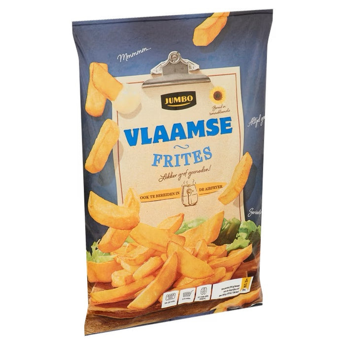 Jumbo Frozen Flemish Fries , 1000 gr