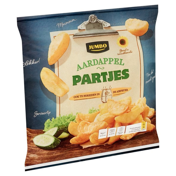 Jumbo Frozen Potato Wedges, 600 gr