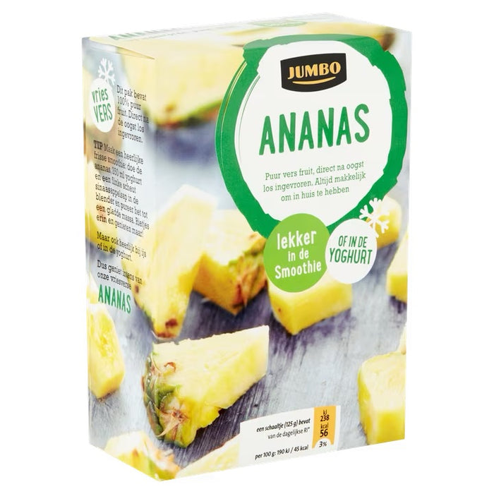 Jumbo Frozen Pineapple Chunks , 250 gr