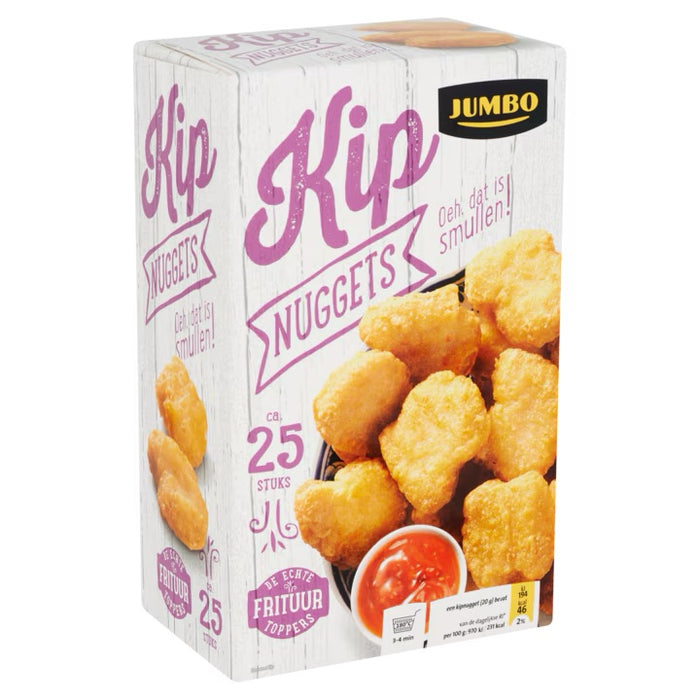 Jumbo Frozen Chicken Nuggets, 25 ct