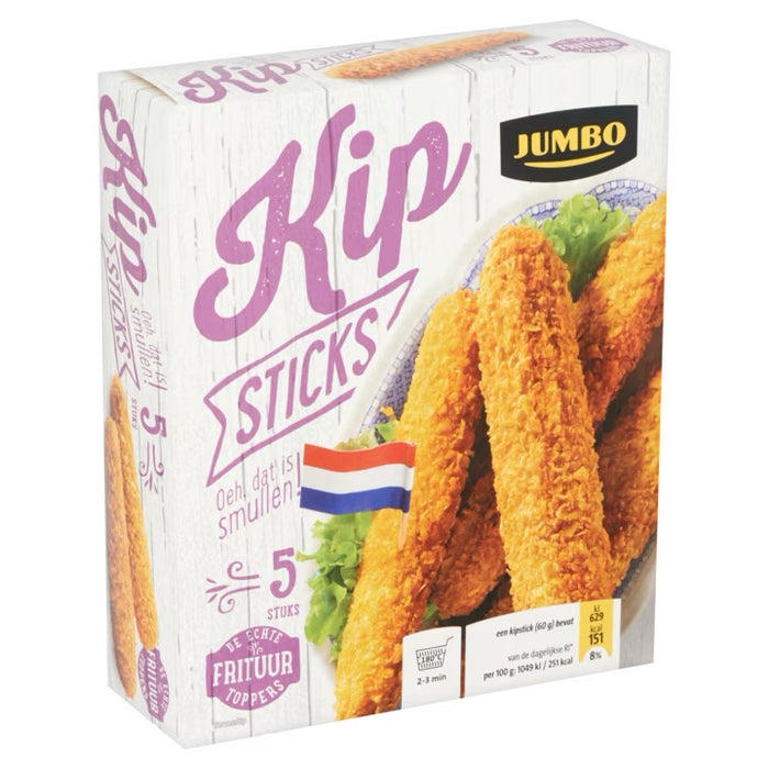 Jumbo Frozen Crispy Chicken Sticks , 300 gr