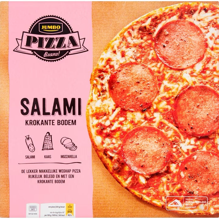 Jumbo Frozen Pizza Salami, 438 gr