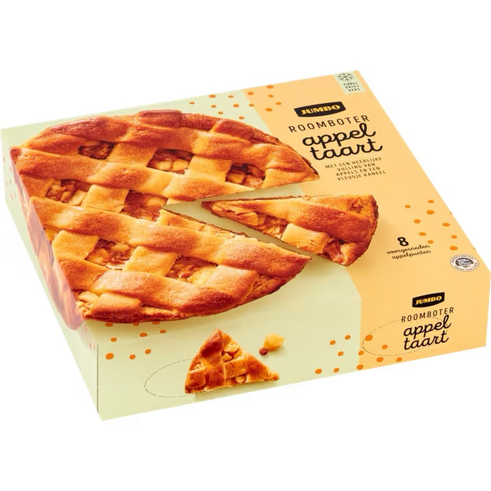 Jumbo Frozen Butter Apple Pie , 1100 gr