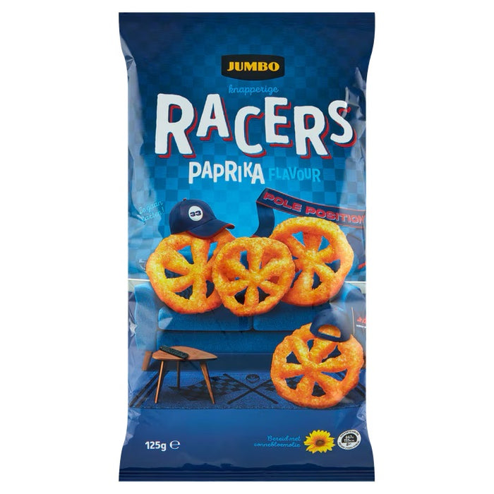 Jumbo Crispy Racers Paprika Chips , 125 gr