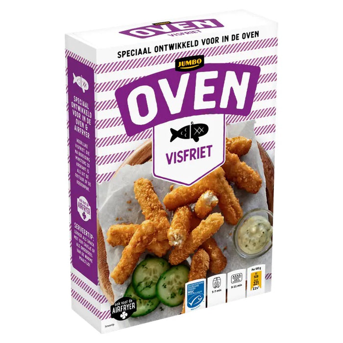 Jumbo Frozen Oven Crispy Fish Fries , 300 gr