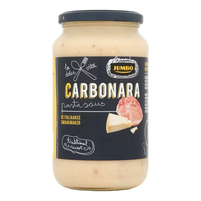 Jumbo Carbonara Pasta Sauce , 580 gr
