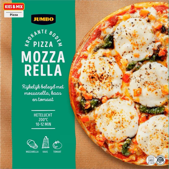 Jumbo Frozen Mozzarella Pizza  , 335 gr