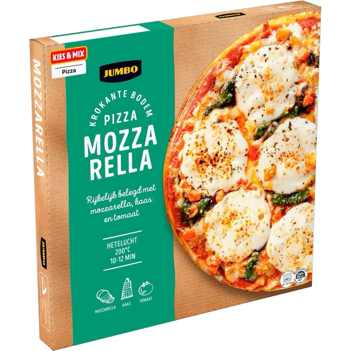 Jumbo Frozen Mozzarella Pizza  , 335 gr