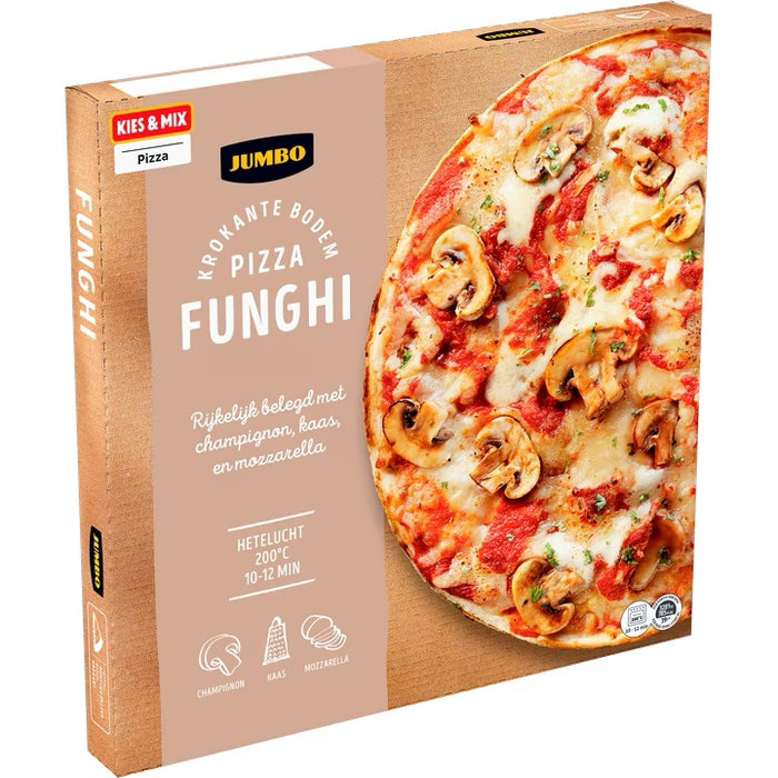 Jumbo Frozen Pizza Funghi , 365 gr