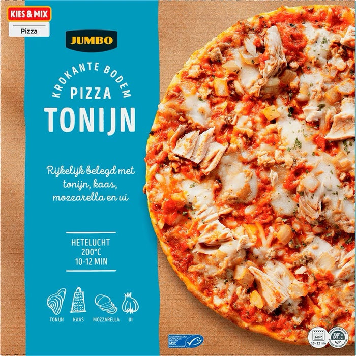 JumboFrozen Tuna Pizza , 355  gr