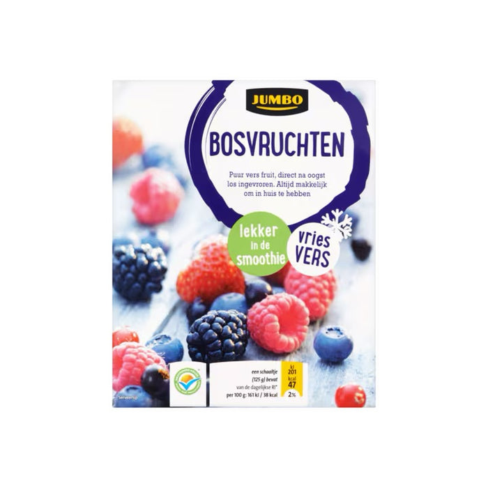 Jumbo Frozen Fresh Forest Fruits, 250 gr