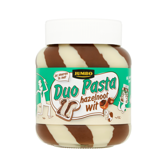 Jumbo Duo Pasta Hazelnut & White Spread , 400 gr