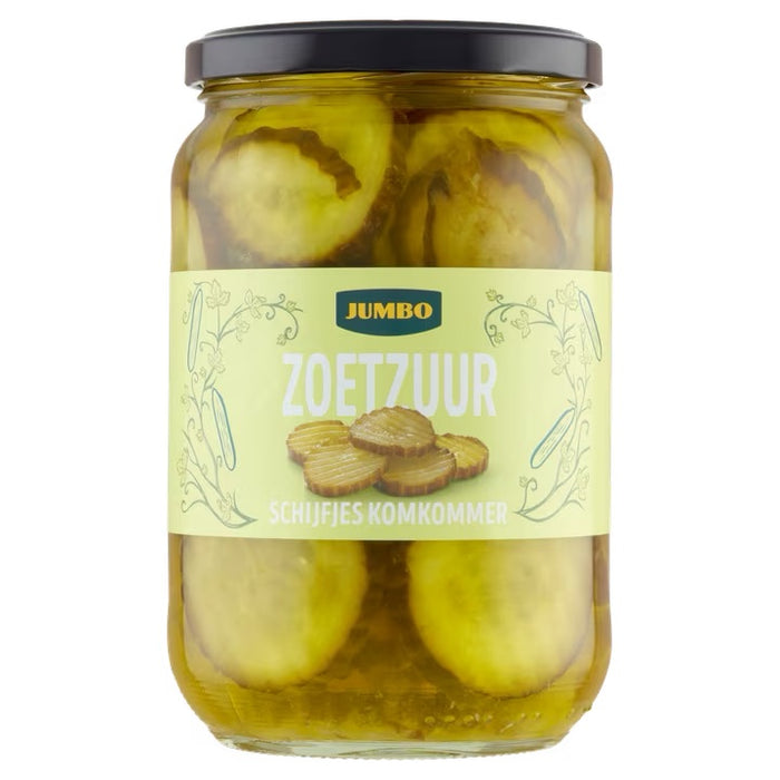 Jumbo Sweet & Sour Cucumber Slices , 670 gr