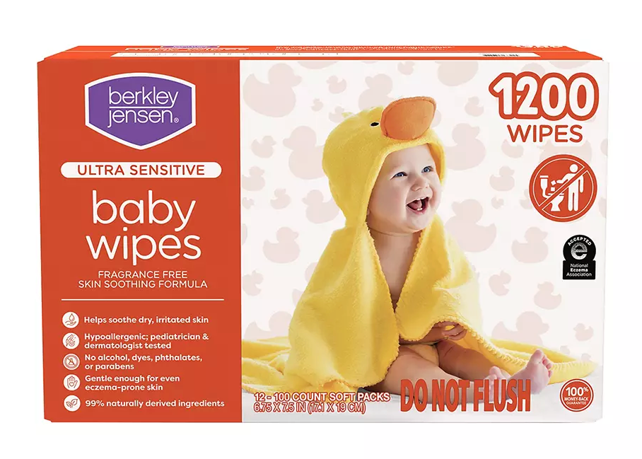 Berkley Jensen Ultra Sensitive Baby Wipes, 1200 ct