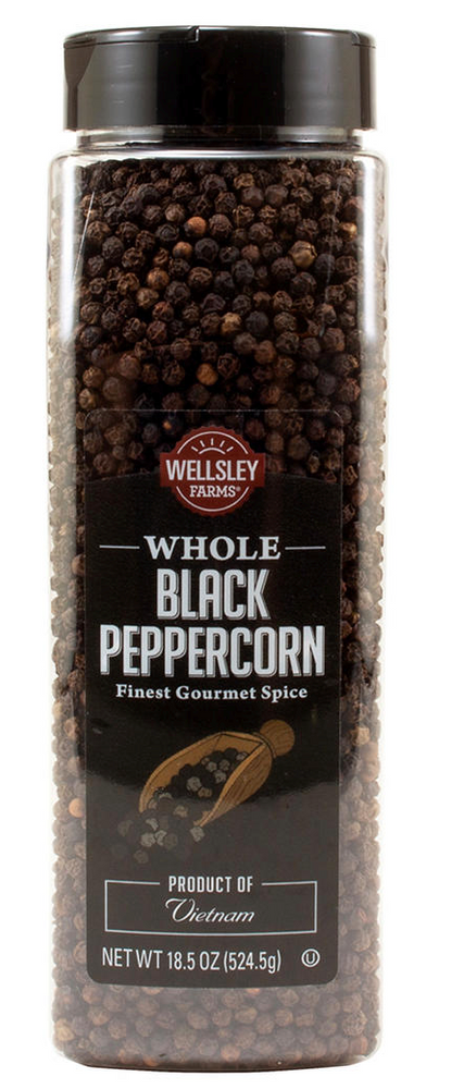 Wellsley Farms Whole Black Peppercorns, 18.5 oz — Goisco.com