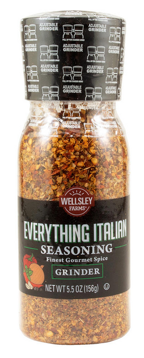 Wellsley Farms Everything Italian Seasoning Grinder , 5.5 oz