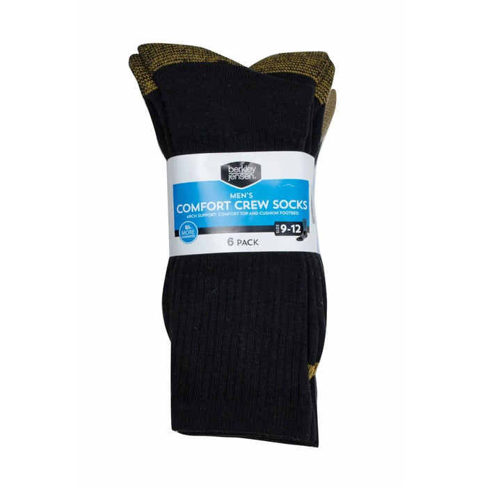 Berkley Comfort Jensen Crew Socks, 8 ct