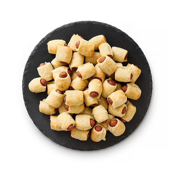 Wellsley Farms Uncured Cocktail Beef Franks in Puff Pastry, 60 ct