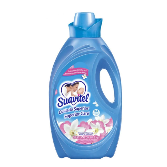 Suavitel Liquid Fabric Softener, Field of Flowers Aroma , 64 oz