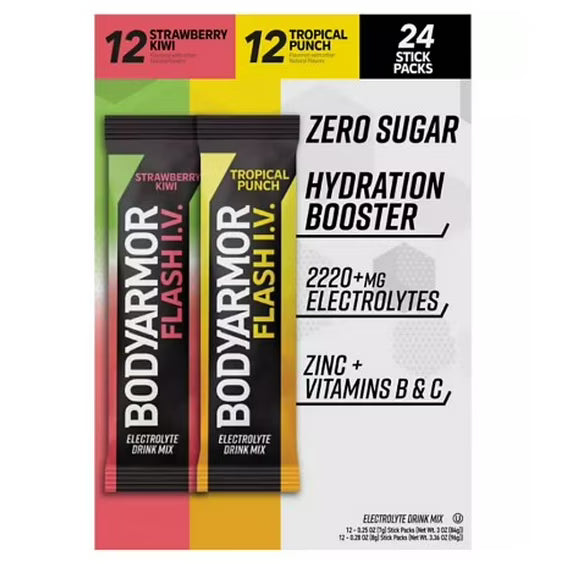 Body Armor Flash I.V. Hydration Booster, 24 CT