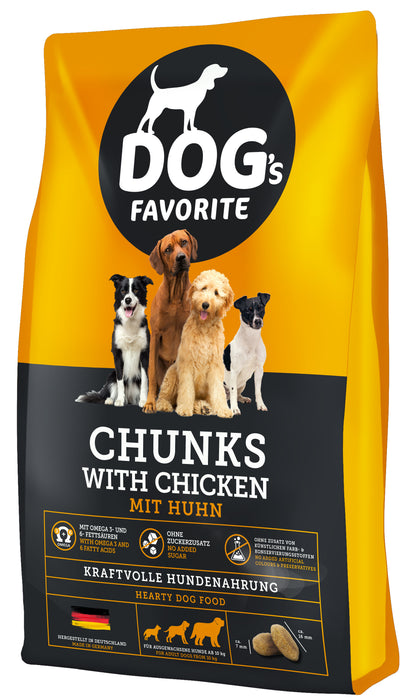 Dog Favorite Chunks With Chicken, 33 LB