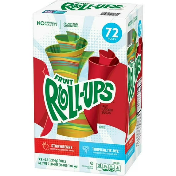 Fruit Roll-Ups, 72 ROLLS