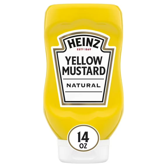 Heinz Yellow Mustard, 14 OZ
