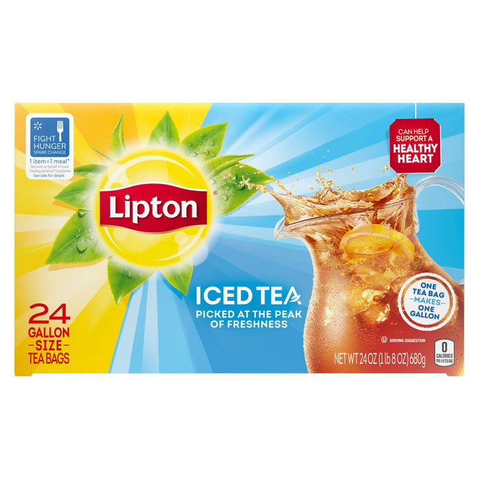 Lipton Gallon Size Iced Tea Bags, 24 CT