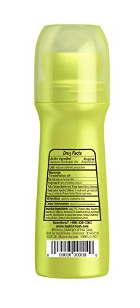 Ban  Powder Fresh Roll-On Deodorant  , 3.5 oz