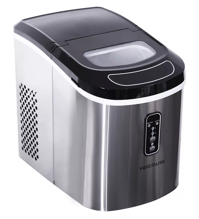 Frigidaire 26-lbs Stainless Steel Compact Ice Maker, 1 pc